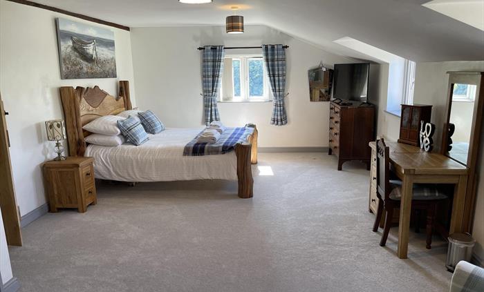 Master Bedroom at Bedlwyncoch Farmhouse